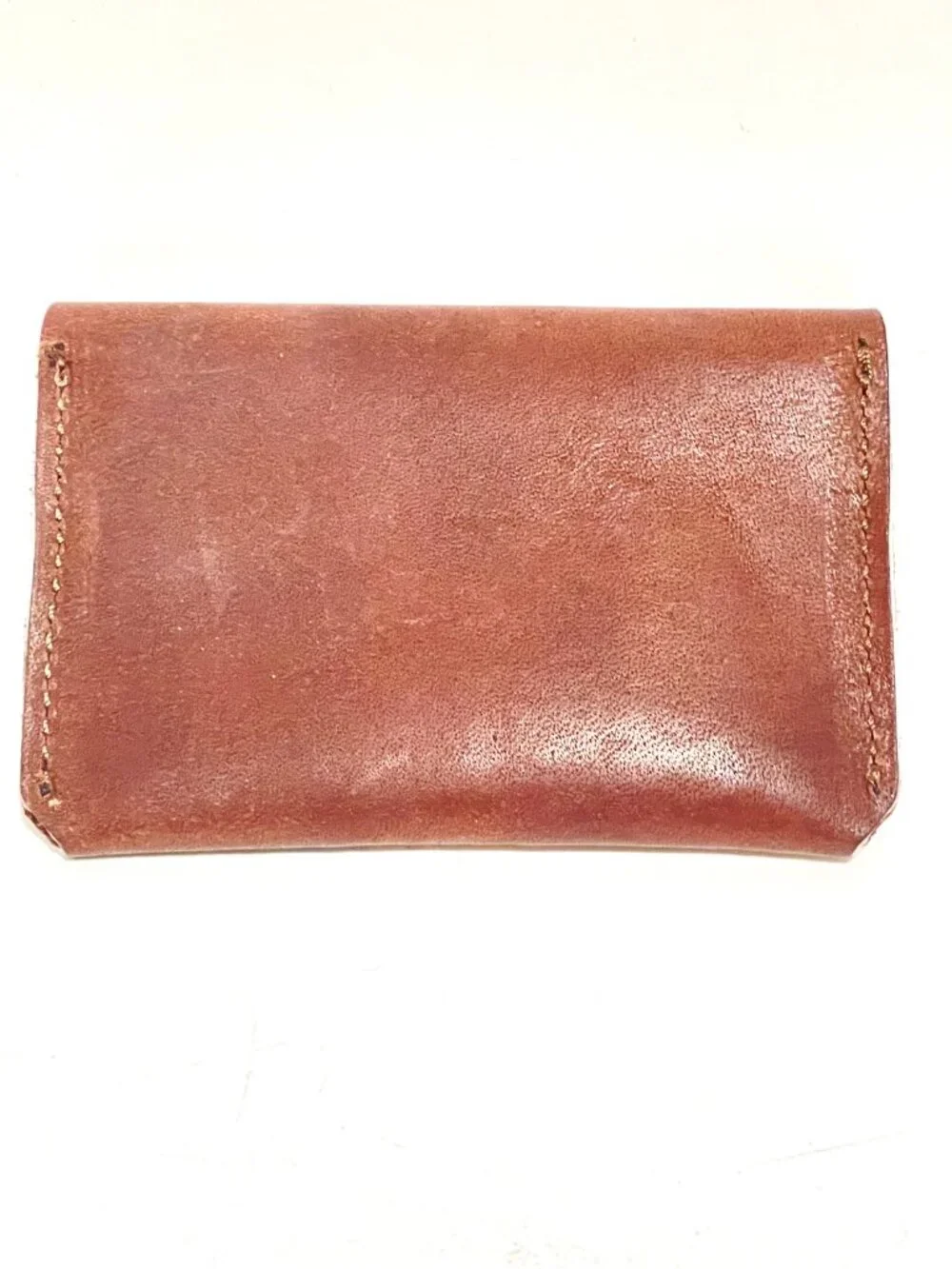 JINTO Jinriki Japan Leather Card Holder Purse Coin Wallet Handmade
